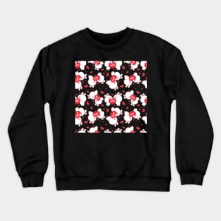 Bunnies Love Pattern Crewneck Sweatshirt